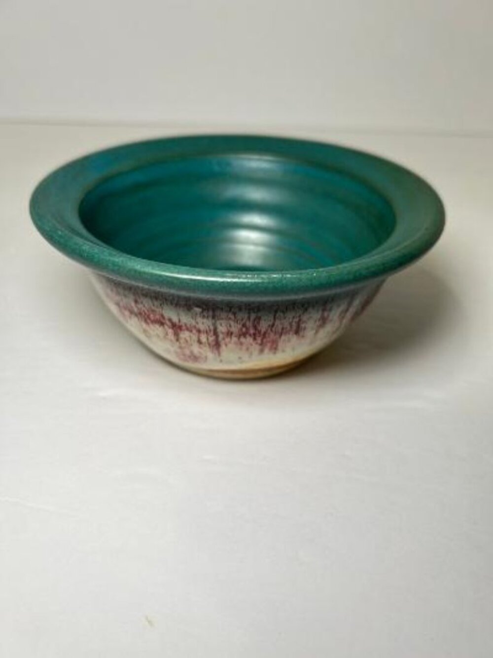 Handcrafted Ceramic Pottery Bowl Studio Pottery Signed Glazed